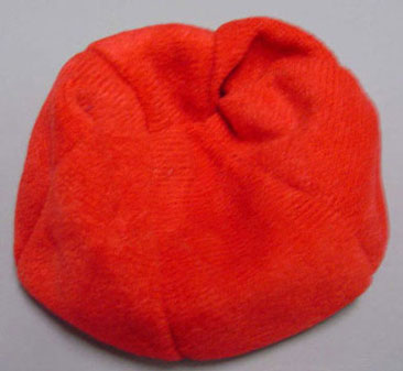 Dollhouse Miniature Red Bean Bag Chair